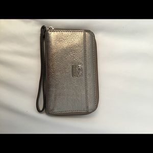 Gold coach wallet